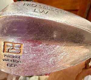 Pro Select 60° Nickel Lob Wedge Right Hand Steel Shaft